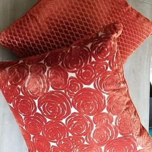 Three Large Pier One Pillows